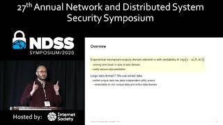 Famous NDSS 2020 Secure Sublinear Time Differentially Private Median Computation Wealth