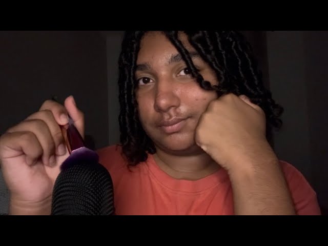 ASMR — Update of my day ✨(whispers + brush)