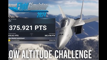 Low Flying Through the Alps – F/A-18 Super Hornet Low Altitude Challenge | MSFS 2024