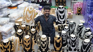 Rs.10 முதல் Cheap & Best Jewellery, Bridal Set Wholesale Price | Nanga Romba Busy