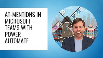 At-mentions in Microsoft Teams with Power Automate