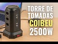 Análise Completa do Filtro de Linha Torre de Tomadas Coibeu 2500W – Segurança e Conectividade