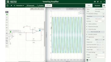 Building Inverting Amplifier circuit in Multisim simulation software #multisim #circuit_simulation