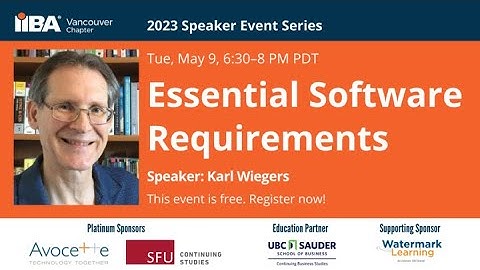 Essential Software Requirements  - Karl Wiegers