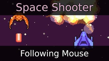 Make a Space Shooter Game in Godot - Following Mouse (E03)