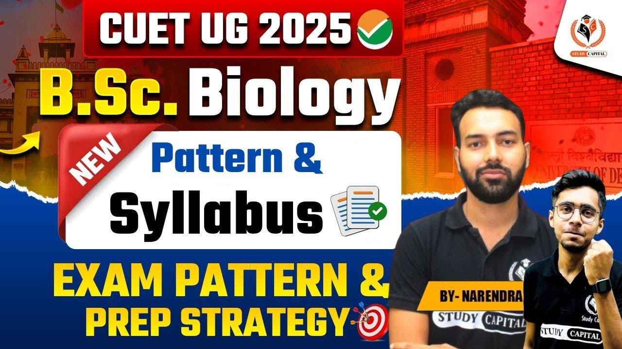 CUET UG 2025 Domain B.Sc. BIOLOGY Syllabus | CUET UG B.Sc. BIOLOGY Exam ...