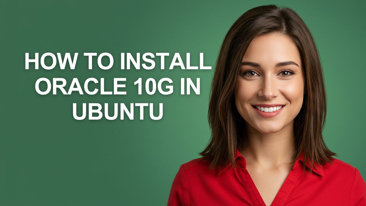 How to Install Oracle 10g In Ubuntu - AshleyHowTo