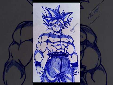 Goku Ultra Instinto (Goku Ultra Instinct) by canaldesenhando on