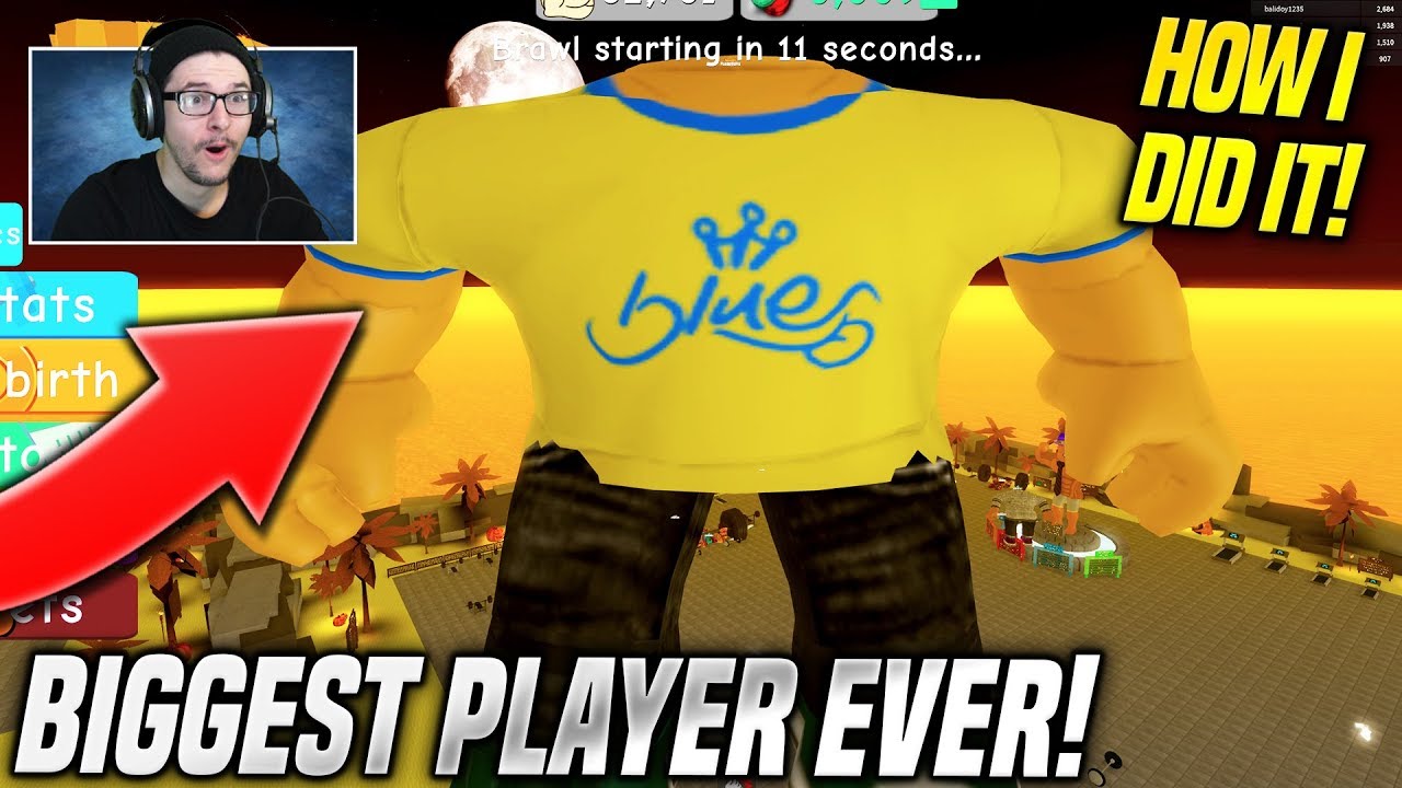 How I Became The Strongest Player Ever In Weight Lifting Simulator 3 Roblox Youtube - t shirt for tofuu roblox