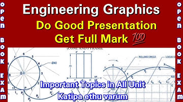 EG good presentation panni mark ka alluga|Engineering graphics anna university|Anna university|tamil