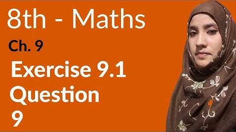 8th Class Math, Ch 9 - Areas And Volumes Exercise 9.1 Q 9 - 8th Class Maths