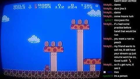 2 frames away of saving the TAS 4-2 (Glitchless) framerule, savestate from the elevator.