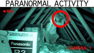 Poltergeist Activity in Attic Caught on 2 Cameras