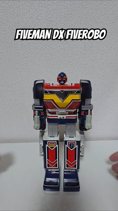 Lets Play 1990 Fiveman Dx Fiverobo #batang90s #bandai #japan #powerrangers #supersentai #toys #fyp