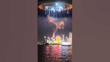 Thumbnail of Happy New Year 2025  with a massive drone show from shanghai, China 🇨🇳 #skyshow
