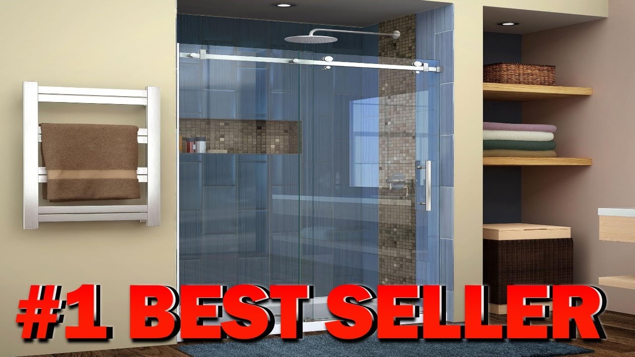 DreamLine Enigma Air 44 48 inch W x 76 inch H Frameless Sliding - B01IZ1RB1G