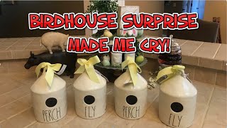 RAE DUNN BIRDHOUSE SURPRISE//HUSBAND FOUND MY UNICORNS🦄CAUGHT ON VIDEO