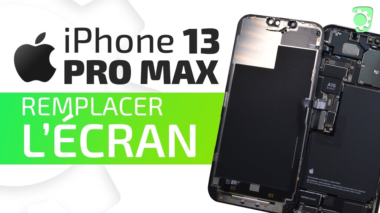 CHANGEMENT REPARATION VITRE ECRAN TACTILE LCD IPHONE 13 PRO MAX