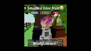 Smallest hive fruit?😭😭😭 screenshot 5