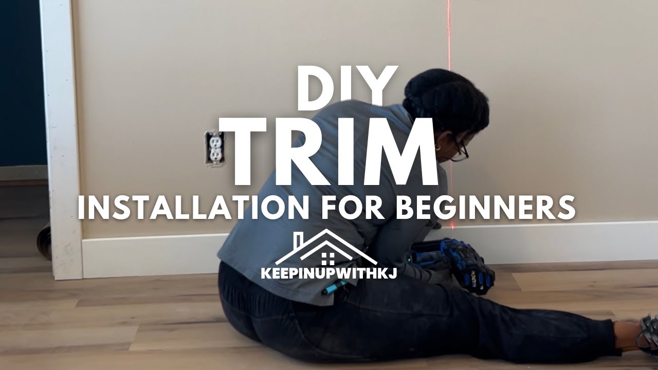 How To Install Baseboards and Door Casing | Beginner Friendly DIY - YouTube