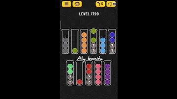 Ball sort puzzle level 1720