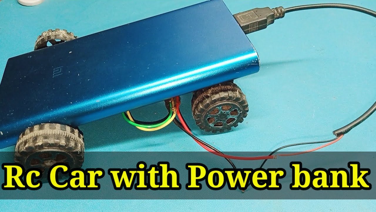 How to make Rc car with Power bank, science project ideas YouTube