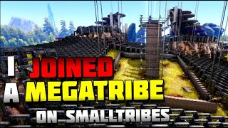 I Joined a Megatribe and this is what its like! ARK SMALLTRIBES