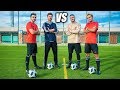 XABI ALONSO & DJMARIIO VS KOKE & DELANTERO09 - Retos de Fútbol