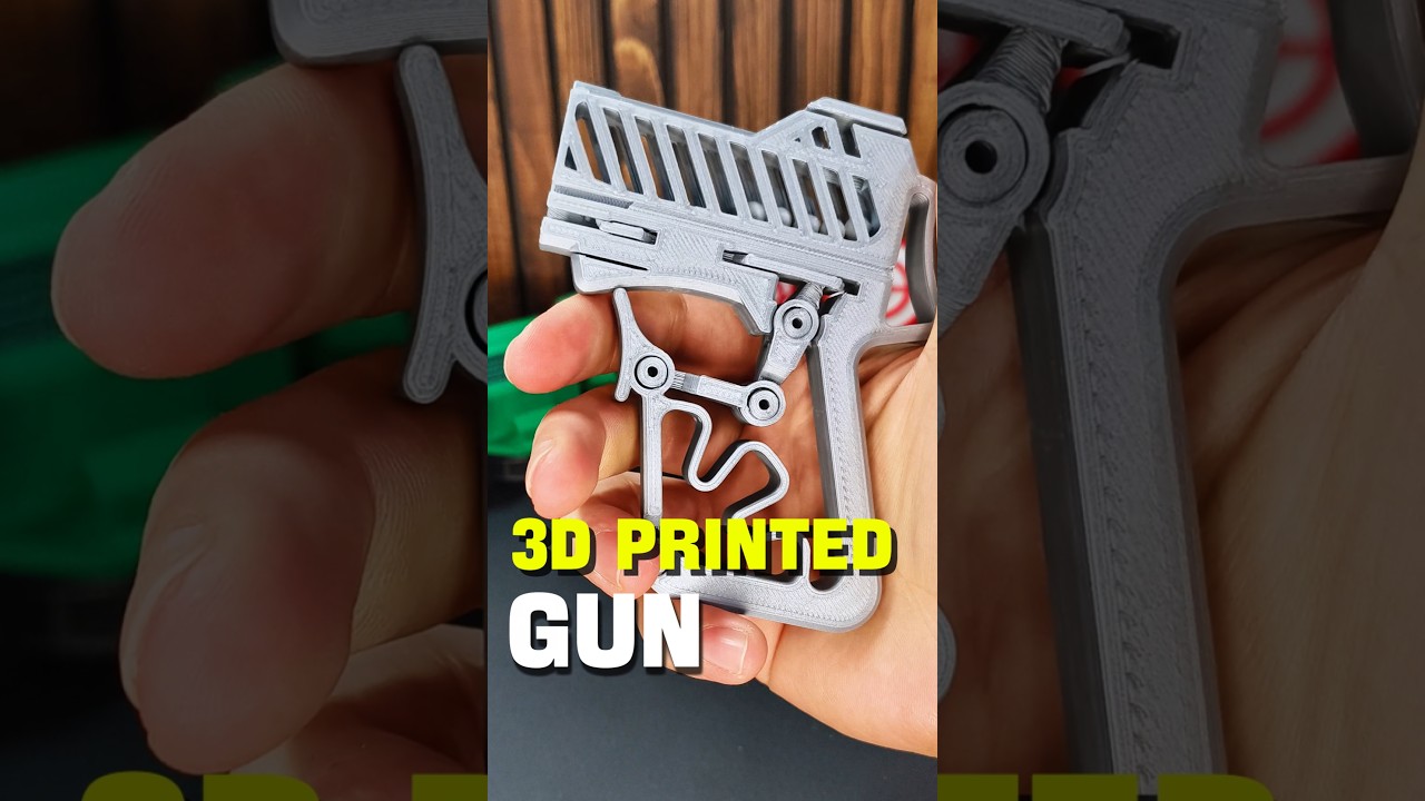 3D Printed Toy Gun Shooting Targets 