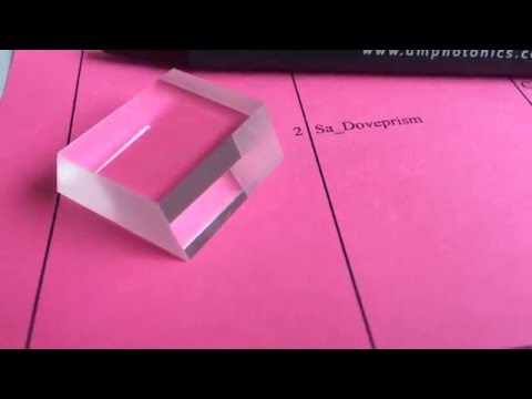Custom Dove Prism, Sapphire, Fused Silica, Optical glass, CaF2 etc sales@dmphotonics.com