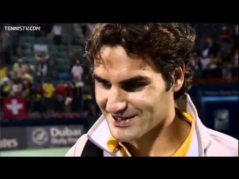 Roger Federer Interview after Dubai Final Loss