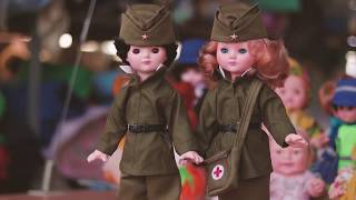 Куклы Катюша и Алеша 75 лет победы