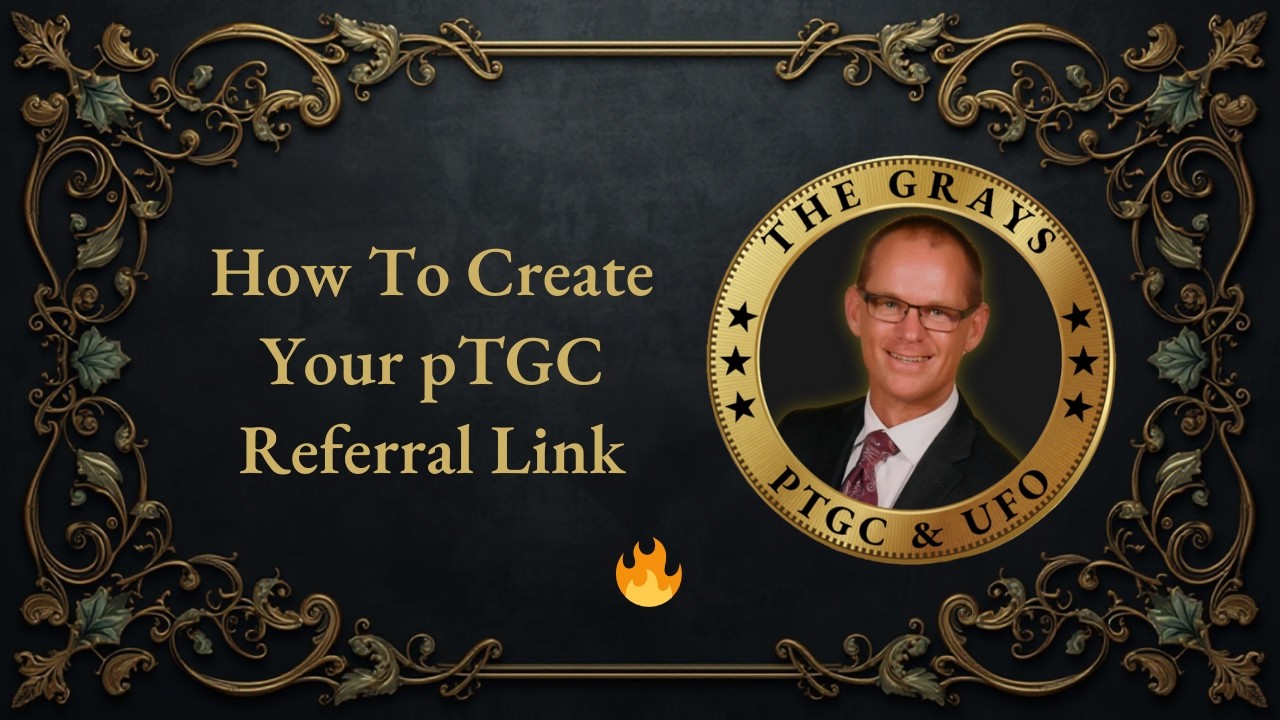 Создание вашей реферальной ссылки pTGC 🔥