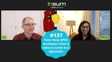 APEX Instant Tips #137: How many APEX developers does it take to screw in a lightbulb?