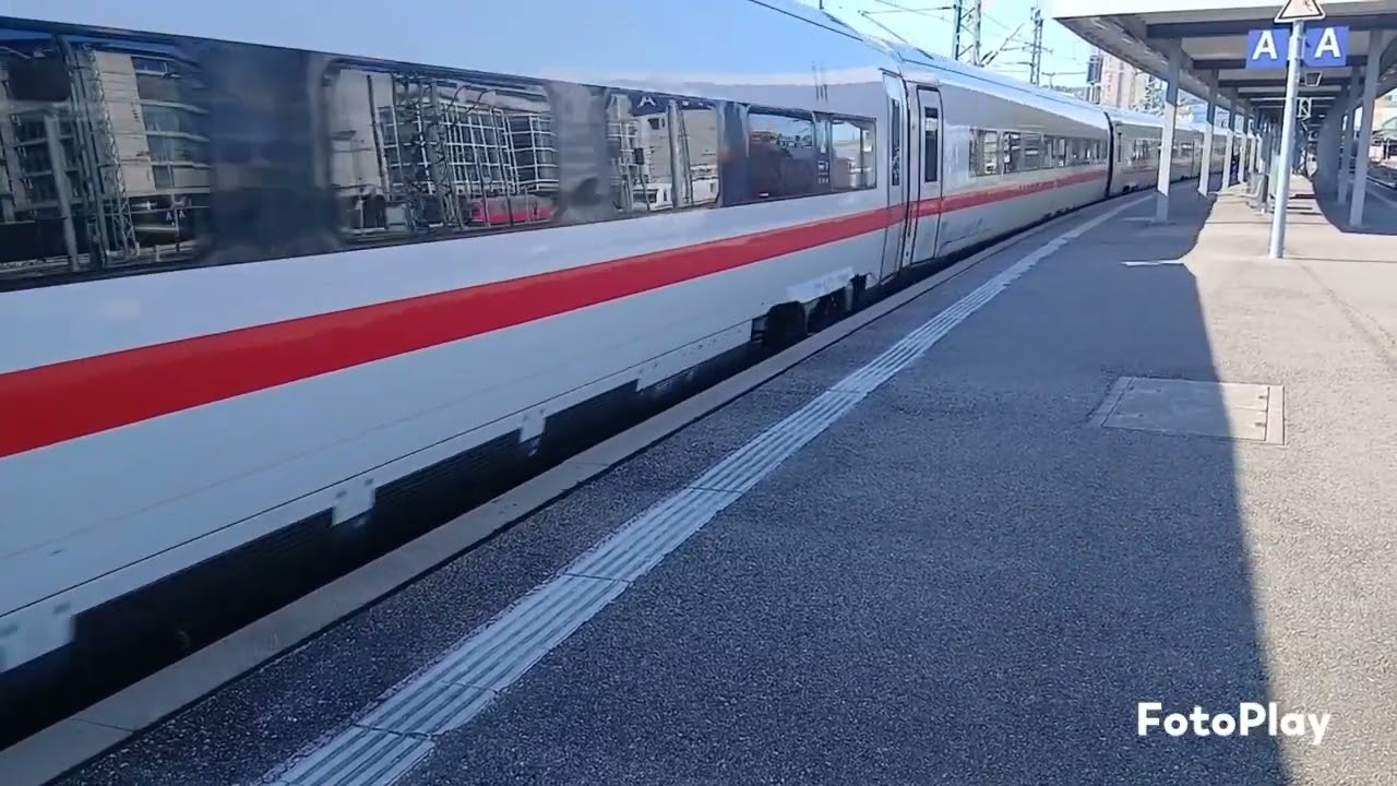 IC und ICE Züge in Stuttgart Hbf