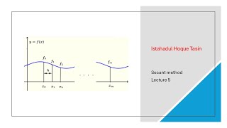 Secant Method | Numerical Methods | CSE
