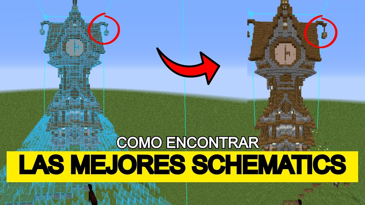 Las mejores paginas para buscar SCHEMATICS en MINECRAFT || Tutorial ...