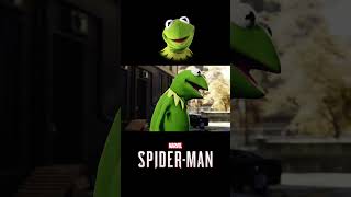Kermit the frog in Spider-Man?! #shorts #spiderman #spidermanps4