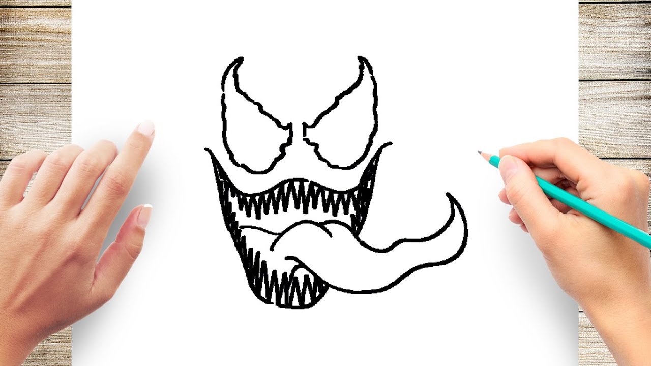 Spiderman vs Venom Drawing | eBay