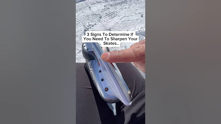 3 Signs You Need A New Sharpening 🔥😳 #iceskating #tips #shorts