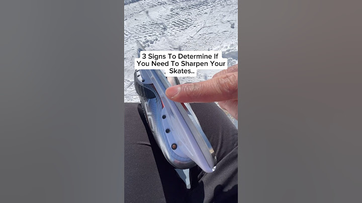 3 Signs You Need A New Sharpening 🔥😳 #iceskating #tips #shorts