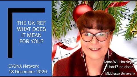 The UK REF: what does it mean for Early Career Researchers?