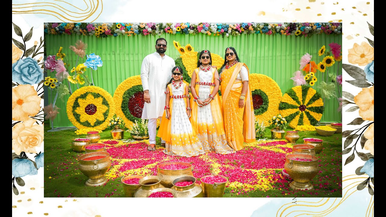 Haldi & Mangalasnanam Ceremony | Himani & Sowmika | Santosh Reddy ...