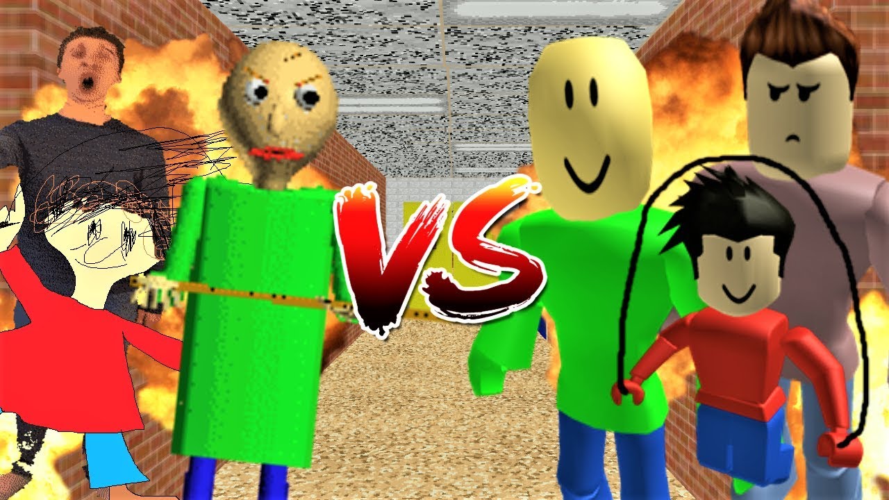 Baldi S Friends Vs Baldi S Friends In Roblox Baldi S Basics Mod Robloxian Basics Youtube - pgh lego films roblox baldi rp