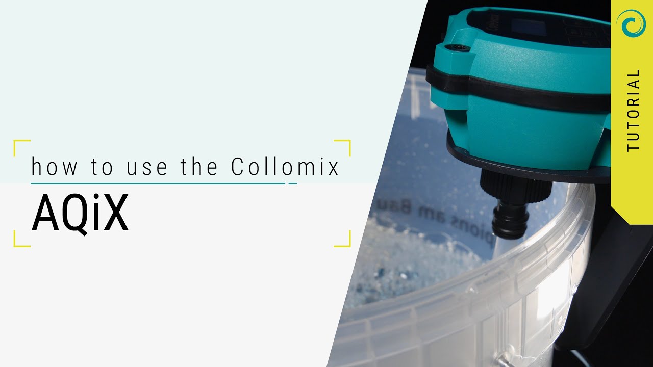 🇺🇸 Introducing: The AQiX. The water dosing instrument by Collomix