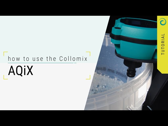 Introducing: The AQiX. The water dosing instrument by Collomix