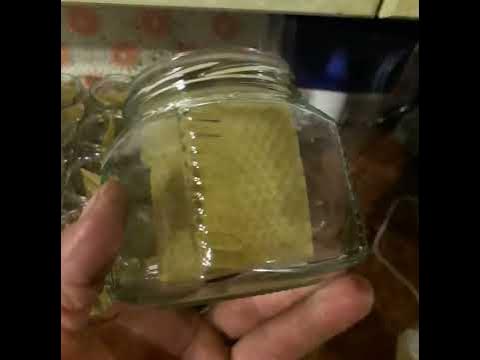 сотовый мед в банке - YouTube