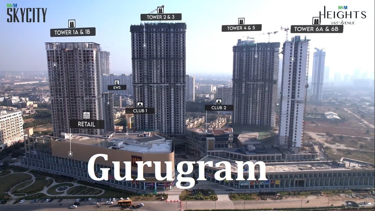 M3M 65th Avenue M3M Heights & M3M Skycity Sector 65 Golf Course