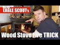 Eagle scout homesteader astuce de dmarrage du feu de pole  bois  facile