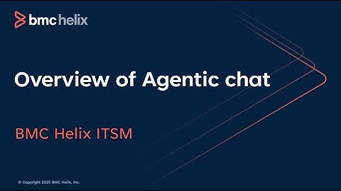 Overview of Agentic chat